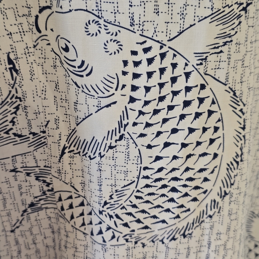 Citron Koi Fish Print Sixe XO - Picture 6 of 8